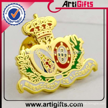 Promotion gold plated german metal badge